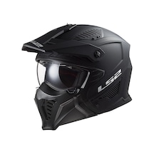 Ls2 Drıfter Mat Siyah Kask Mat Siyah