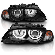 Bmw E46 1999-2000-2001 3.seri 2.kapı Coupe Angel Eyes Ön Far
