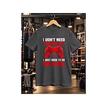 Segungear Boxingtherapy Erkek Regular Fit Baskılı Spor Tişört Gri - 932275514 Gri