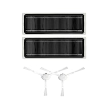 Srfn Ticaret Xiaomi S10+ Model Kodu:b105 Uyumlu 2 Karbon Hepa Filtre + 2 Yan Fırça Aksesuar Seti
