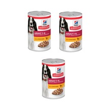 Hill's Science Plan Tavuklu Yetişkin Köpek Konserve Maması 3 x 370 G