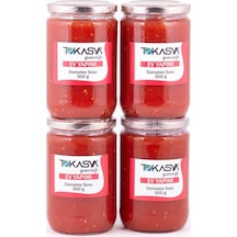 Tokasya Ev Yapımı Domates Sosu Kavanoz 4 x 500 G