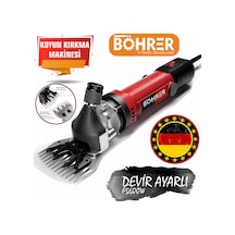 Böhrer Hb0251t Alman Koyun Keçi Kırkma Kırpma Makinesi , 3200w 6 Kademe Devir Ayarlı , Bakır Sargılı