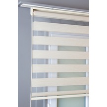 Krem Bambu Zebra Stor Kaliteli Güneşlik Perdeler