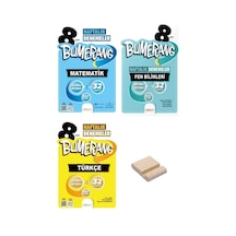 Lgs 8. Sınıf Bumerang 32 Haftalık Matematik Fen Bilimleri Ve Türkçe Denemeleri 3lü Set