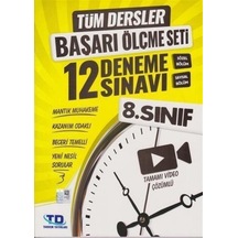 8. Sınıf Tüm Dersler Başarı Ölçme Seti 6 Deneme Sınavı / Kolektif