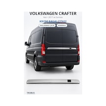 Volkswagen Crafter 2017 Ve Sonrası Uyumlu Krom Bagaj Çıtası Paslanmaz Çelik Kameralı