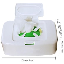 Doku Kutusu-ıslak Doku Tutucu Saklama Kutusu Beyaz Plastik Mendil Peçete Tuvalet Kağıdı Konteyner Taşınabilir Ev Masaüstü Masa Araba Kağıt Mendil Kutusu