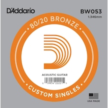 Akustik Tek Tel, 80/20 Bronze Wound, 053, Mi