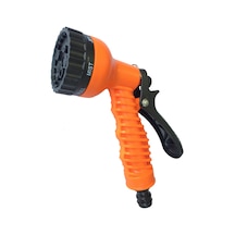 Ranyeek Ev Ve Bahçe Kullanıma 7 Fonksiyonlu Plastik Yüksek Basınçlı Araç Yıkama Ve Sulama Su Süngeri - Turuncu
