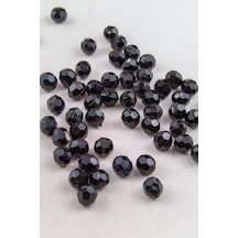 10 Mm Siyah Akrilik Boncuk Aksesuar Takı Malzemesi 25 Gram