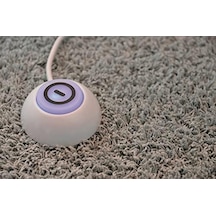 Eco Line Comfort Switch Adaptör El Csa 1 Işıklı El/ayak Şalterli Priz, Yüksek Dokunma Korumalı, 1,5 M Kablo
