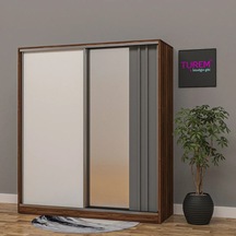 Grey Line Gardrop Mdf Beyaz