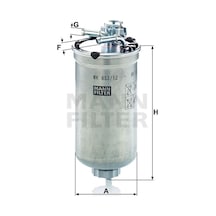 Mann Filter Wk853/12z Yakıt Filtresi