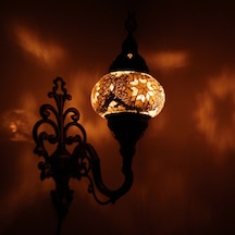 Dekoratif RENKLİ MOZAİK APLİK DUVAR LAMBASI