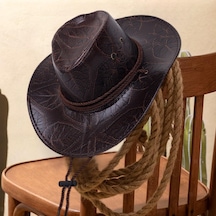Uxisex Nefes Alabilir Kovboy Şapkası Kahverengi