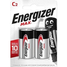 Energizer Max C2 Lr14 Alkaline Orta Boy C Pil 2'li