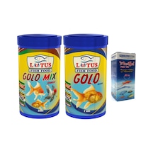 Japon Balığı Yem Vitamin Seti, Lotus Gold Natural ve Mix