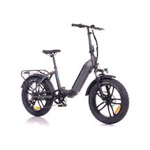 Corelli Tıgres Rım 20 Jant 41 Kadro Mekanik Disk Folding Bike Elektrikli Bisiklet Gri