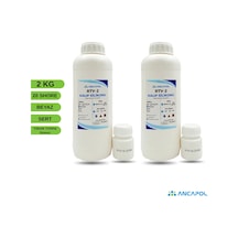 Ancapol 20 Shore RTV-2 Kalıp Silikonu - Beton, Polyester ve Büyük Obje Kalıp Silikonu 2 KG