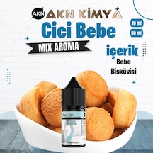 Akn Kimya Cici Bebe Mix Aroma Bebe Bisküvisi Gıda Aroması 10 Ml