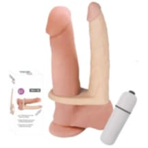 Erofoni Yeni Nesil Süper Realistik Titreşimli 16 CM Penise Takılan İlave Ek Vibratör Penis