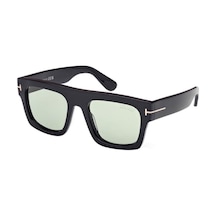 Tom Ford Tf 0711 01n 53 Unisex Kare Siyah Kemik Güneş Gözlüğü Siyah