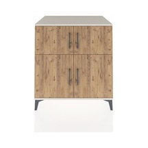 Kronos Şifonyer 3 Raflı 4 Kapaklı 88x59x96 Aytaşı-çam Aytaşı