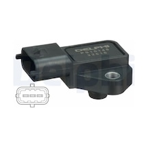Opel Combo Map Sensoru 1.7 Cdti 2005-2012 Z17dth Delphı Ps10145