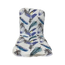 Sandalye Minderi 1 Adet Bahçe Minderi Arkalıklı (Mavitüy) (551695041)