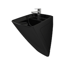 Bocchi 1082-005-0126 Firenza Asma Monoblok Lavabo Parlak Siyah