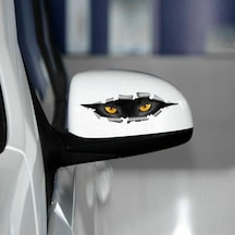 Arabadan Bakan Canavar Göz Araba Sticker Yapıştırma 17Cm
