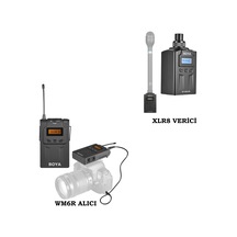 Kablosuz Mikrofon Alıcı Verici Set