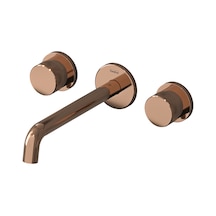 Teska E 5219 Tria Ankastre Lavabo Bataryası Rose Gold