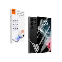 Samsung S20 Fe Kırılmaz Cam Ön Ve Arka 2in1 Özel Kesim Hydrogel Film