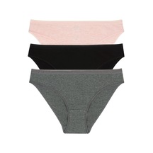 Momslab Kadın Karışık Renkli Korseli 1 Beden Incelten 3lü Slip Külot Karışık