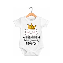 Babylimon Anneannem Beni Çok Seviyo Beyaz - 936542302 Beyaz