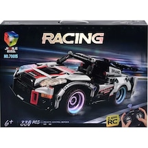 Blok Racing Uzaktan Kumandalı Araba Yapım Blok Seti 380 Parça 2.4ghz Rc 6+
