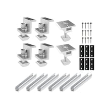 Suntek Güneş Paneli U Braketler Rvs Duvarları Için 6-adet