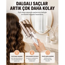 Bukle Saç Maşası Kolay Kullanım, Zindeliklı Bukleler Yüksek Isılı Yeni Nesil