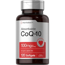 Horbäach Coq10 Koenzim 100mg 120 Softgels Aromasız Horbäach Coq10 Koenzim 100mg 120 Softgels Aromasız