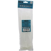 100pcs Beyaz 3.6x250mm Plastik Cırt Kelepçe 5224 Çok Renkli