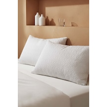 Vera Kapitoneli Sıvı Geçirmez 2 Li Yastık Alezi 50x70 Cm Beyaz