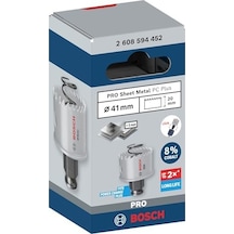 1 X Pro Sheet Metal Power Change Plus Delik Testeresi Paslanmaz Çelik Saclar, Çelik Saclar, Ø 41 Mm, Profesyonel Aksesuar Matkap/tornavida İçin