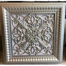 Diecor Led Döşenebilir Asma Tavan Uyumlu 60x60 Dekoratif Tavan Paneli Gümüş 60 X 60 Model:xa291
