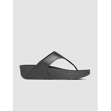 Fitflop Lulu I88 Hakiki Deri Siyah Kadın Parmak Arası Terlik Siyah