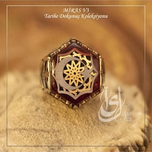 Islam Usta Tasarımı Miras Model 3 Gümüş Erkek Yüzük