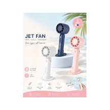 Şarjlı Mini Taşınabilir El Fanı Jet Fan Masa Fanı Soğutucu - Sessiz Usb Masaüstü Vantilatör 5898