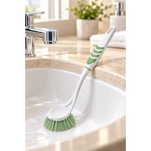 Softon Saplı Lavabo Temizleme Fırçası Banyo Mutfak Evye Ve Küvet Fırçası - 937063800