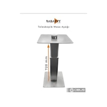 Obus Akaravan Masa Ayağı Teleskobik Masa Ayağı 720mm Babarvy